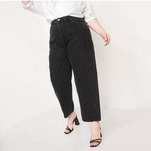 Old Navy Extra Rise Loose Taper Non-Stretch Ankle Jeans Size 10